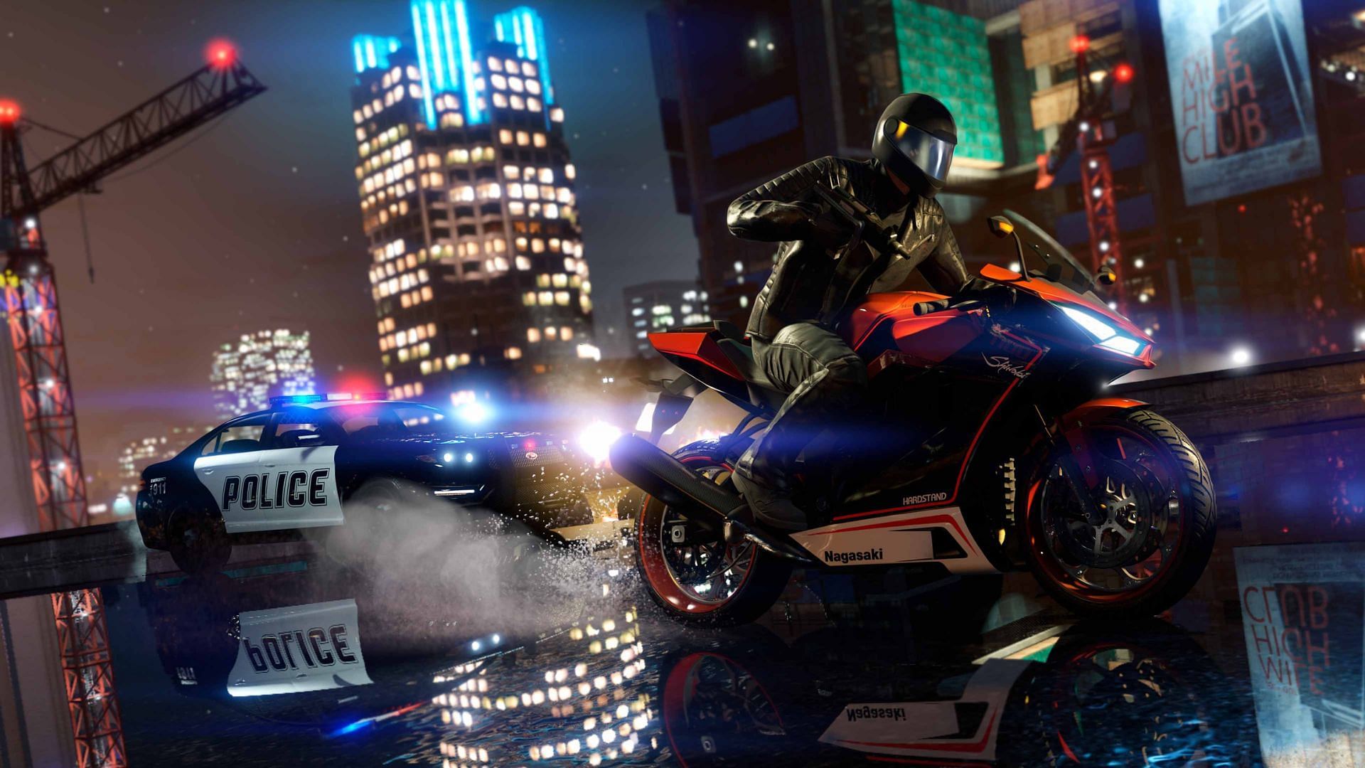 Another promotional picture of the Grand Theft Auto 5 Enhanced on PC (Image via Rockstar Games)