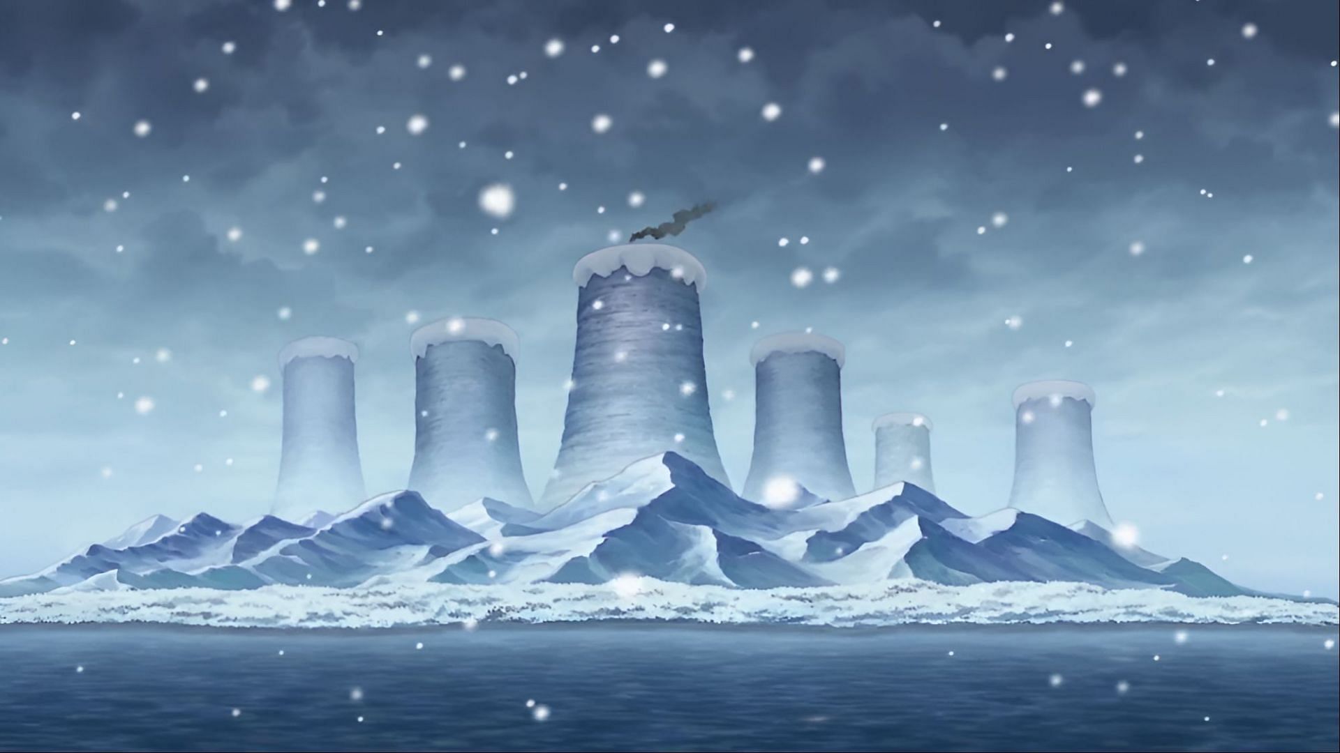 Drum Island as seen in the anime (Image via Toei Animation)