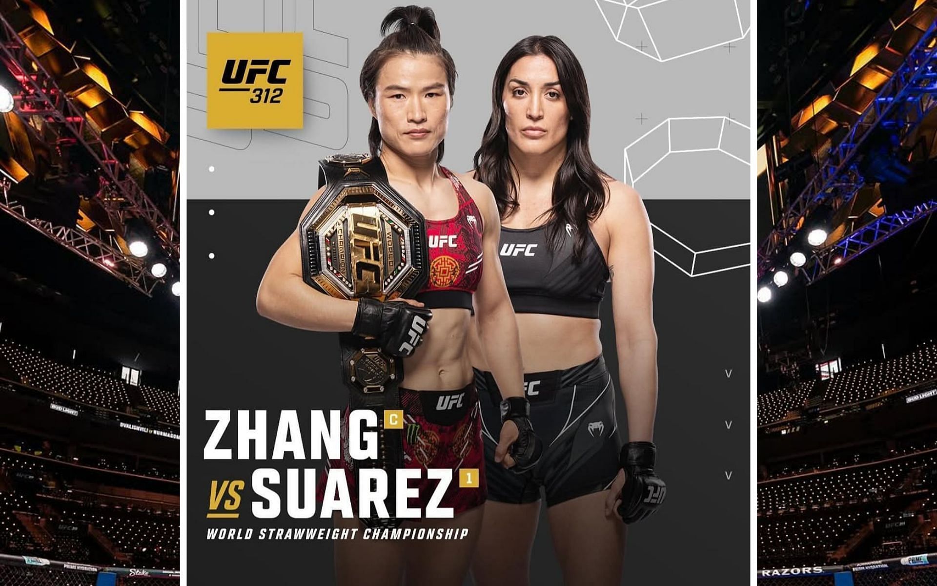 Zhang Weili (left) will take on Tatiana Suarez (right) in the co-main event of UFC 312. [Images courtesy: @zhangweilimma and @ufc on Instagram]