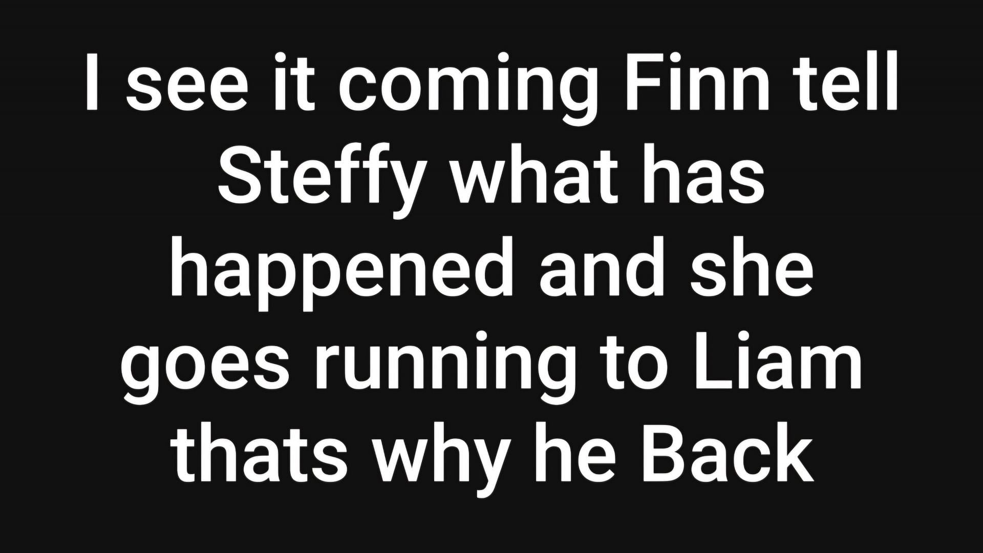 A fan post about the possibility of Steffy returning to Liam (via Rosie Paino / Facebook)