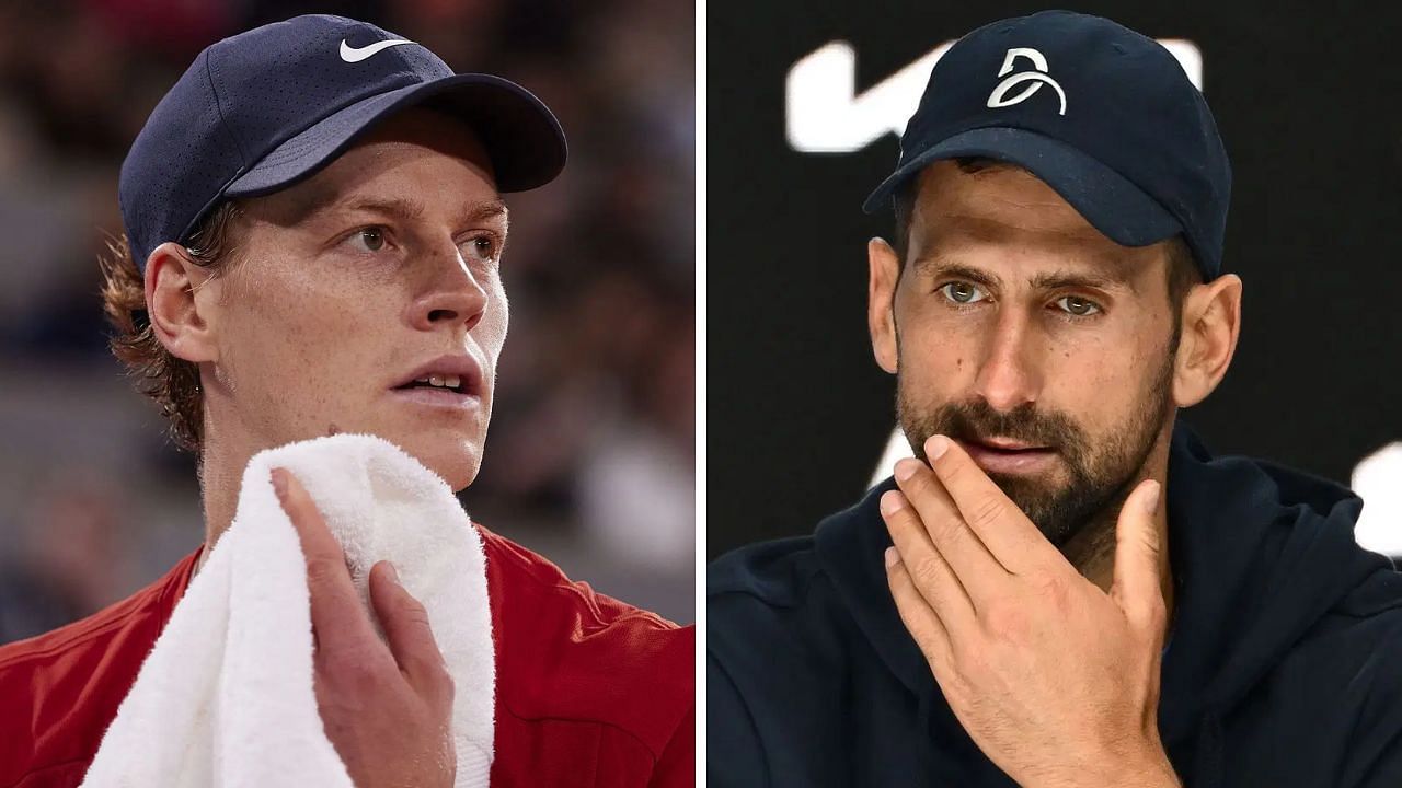 Novak Djokovic Jannik Sinner ban