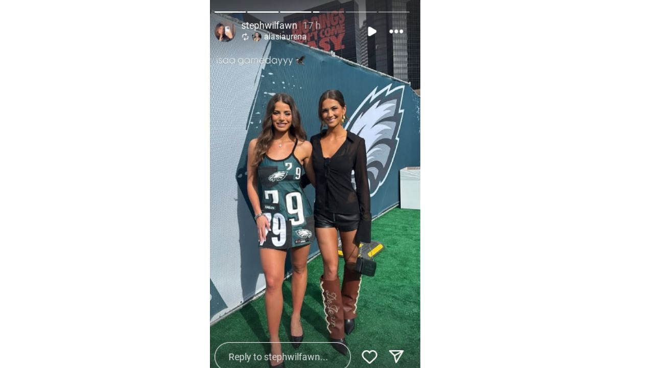 Eagles star Cooper DeJean&#039;s girlfriend pens 2-word message after stunning Super Bowl win (image credit: instagram/stephwilfawn)