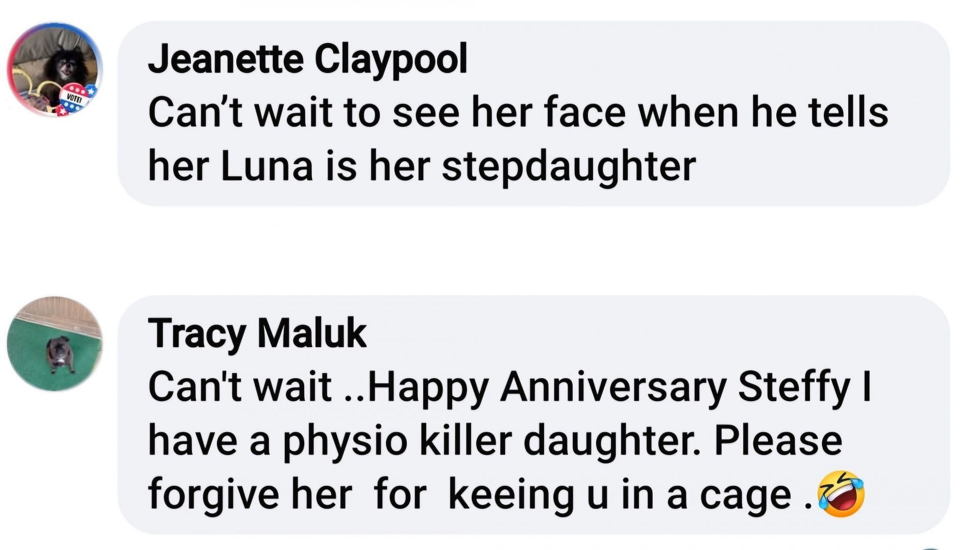 Fans predicting how Finn might tell Steffy the truth about Luna (via Emma Eisnaugle / Facebook)