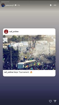 Nicolas Jackson reacts to Jamie Carragher's statements (Source: Instagram Stories)