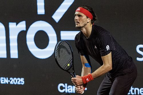 Alexander Zverev at the Rio Open 2025. (Photo: Getty)