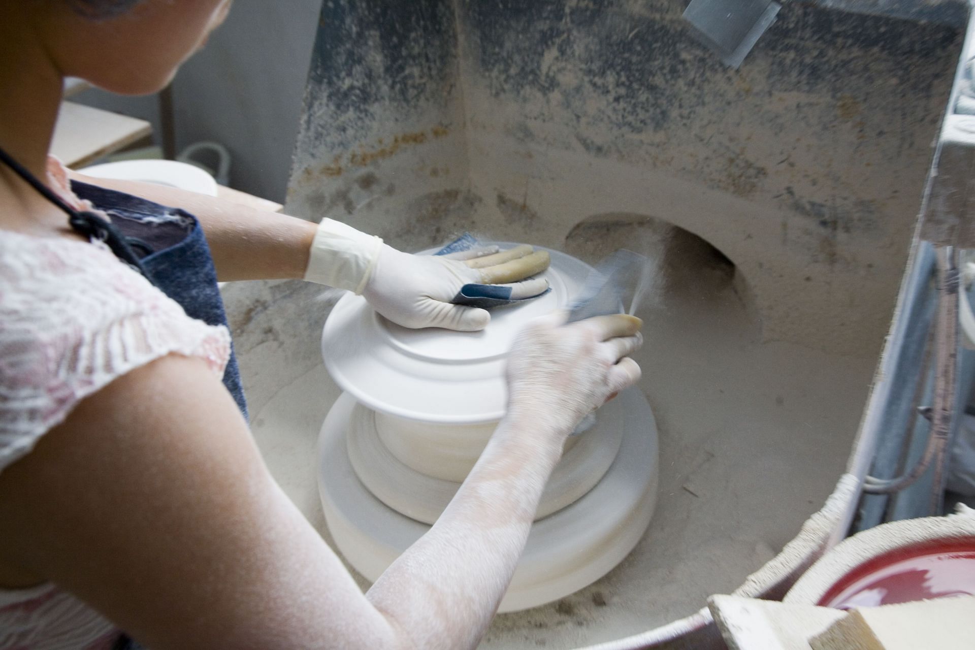 Inside A Porcelain Pottery Factory - Source: Getty