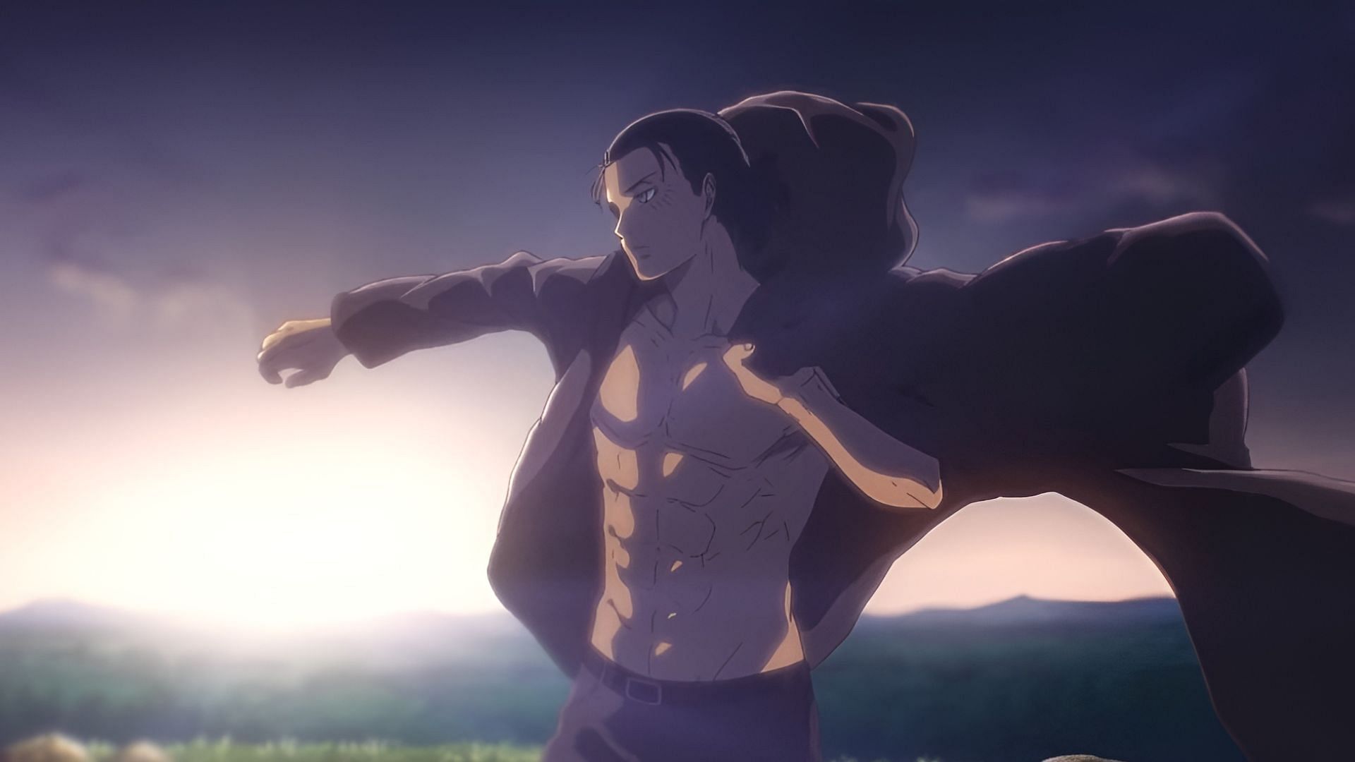 A still from Attack on Titan (Image via Mappa Studio)