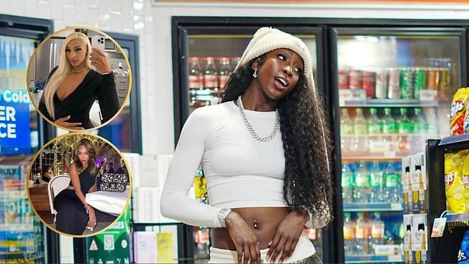 Jaylen Brown's ex Kysre Gondrezick & DiJonai Carrington hype up Flau'jae Johnson's powerful message on defying expectations