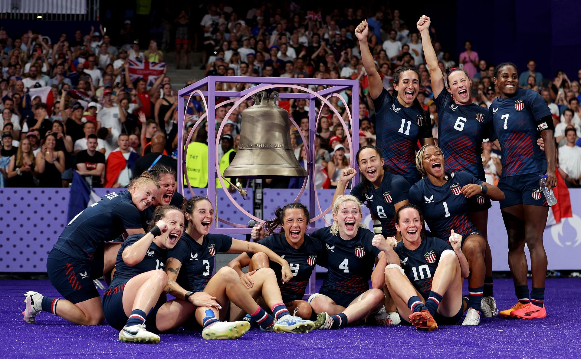 Maher and USA team at Paris Olympics 2024 (Photo: Getty Images)