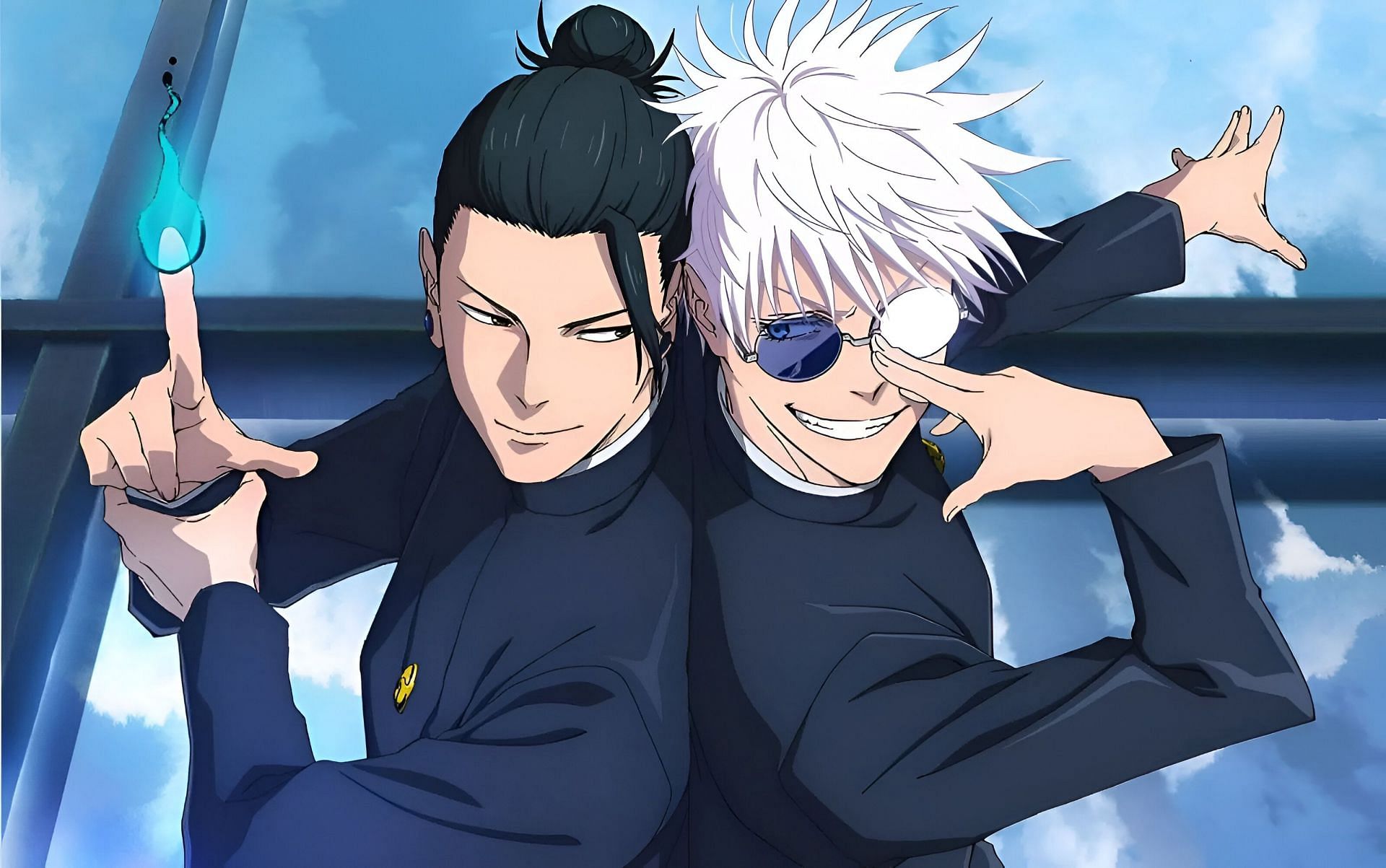 Gojo and Suguru as seen in the anime cover (Image via MAPPA)