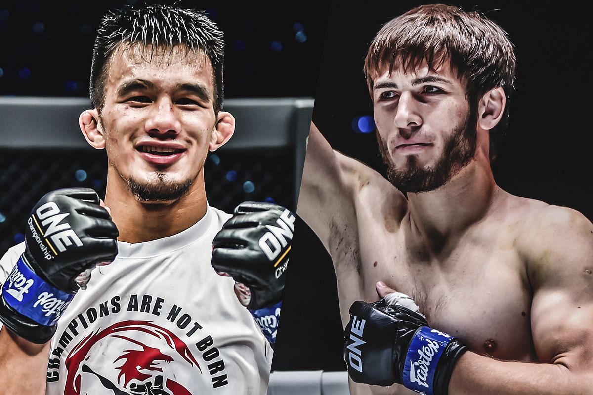 Jeremy Pacatiw (left) and Ibragim Dauev (right). [Photos from ONE Championship]