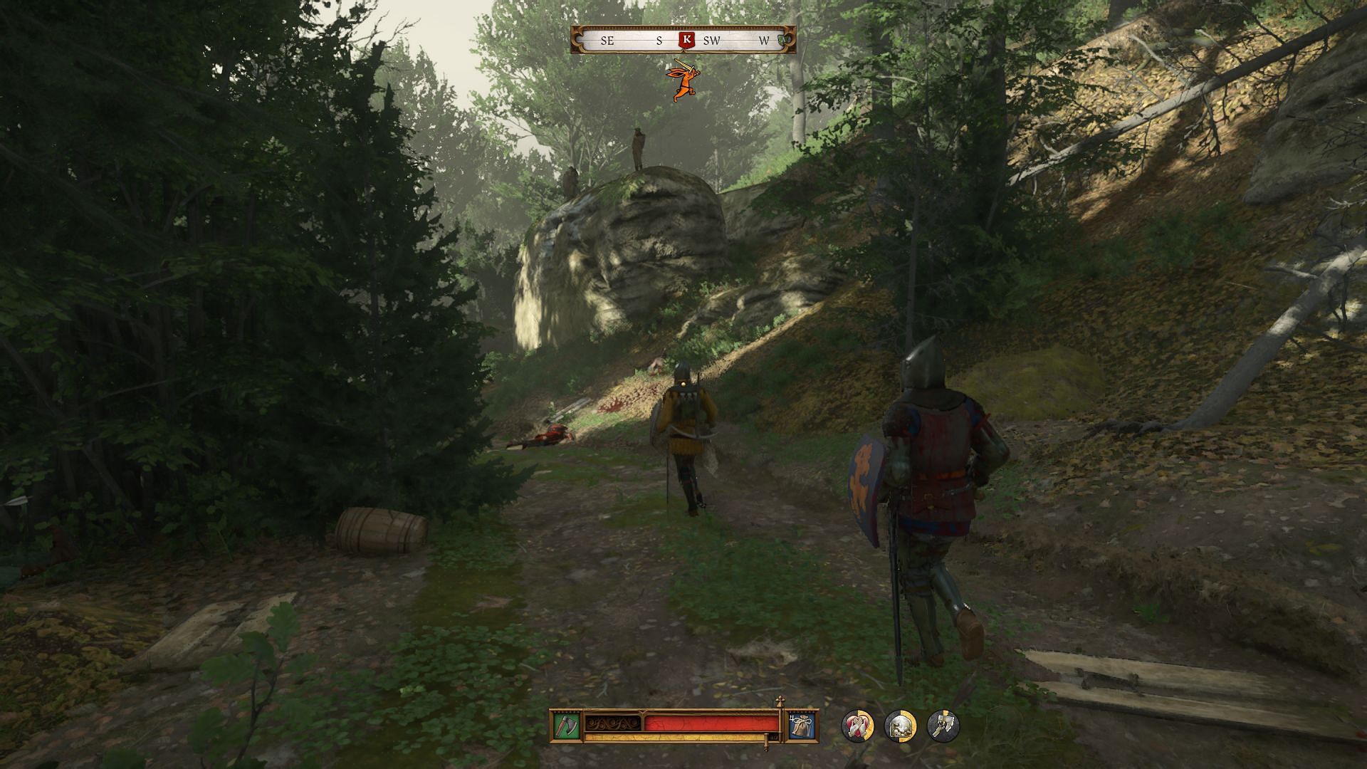 Survive through the ambush to progress in the For Victory! main quest (Image via Deep Silver)