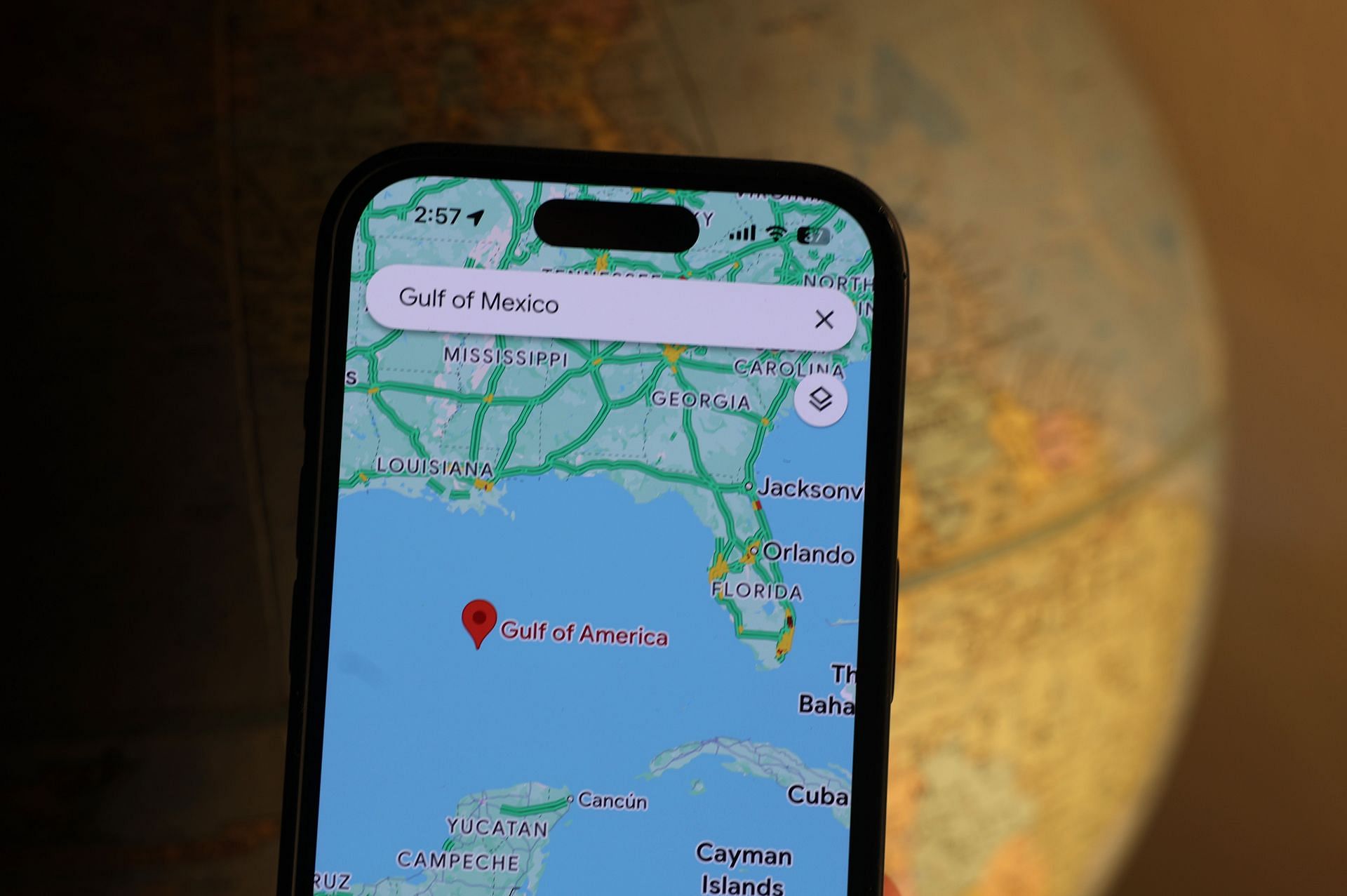 Google To Change Gulf Of Mexico To Gulf Of America On Maps App - Source: Getty