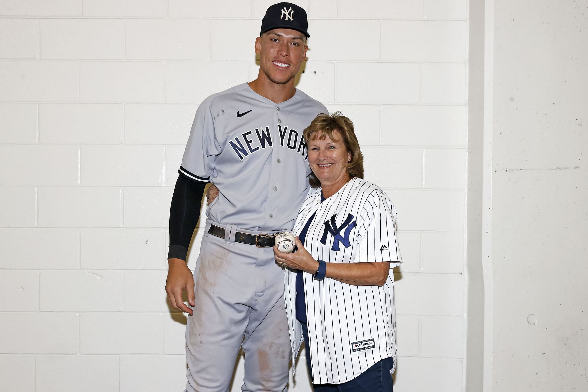 New York Yankees - Aaron Judge and Patty (Photo via Getty)