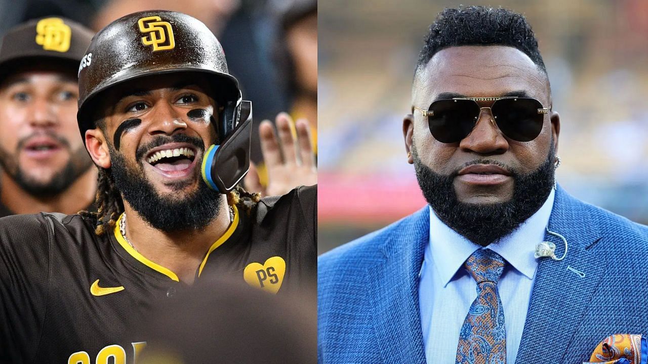 Fernando Tatis Jr. (L) and David Ortiz (R) (Images from - Getty)