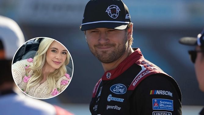 Todd Gilliland's wife Marissa channels floral aesthetics sporting an embroidered cardigan in IG update