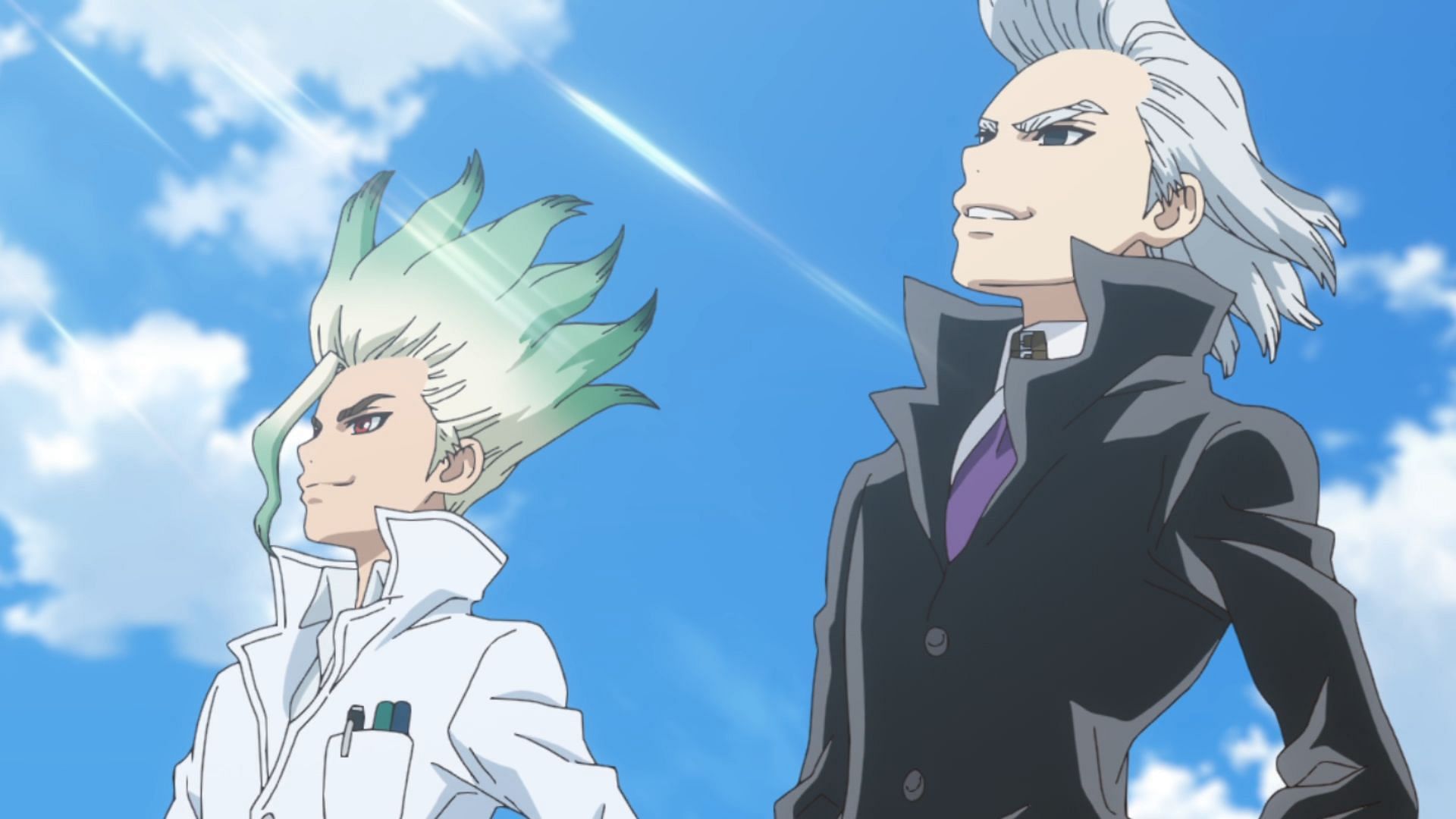 Dr. Stone season 4 episode 7: Senku and Xeno