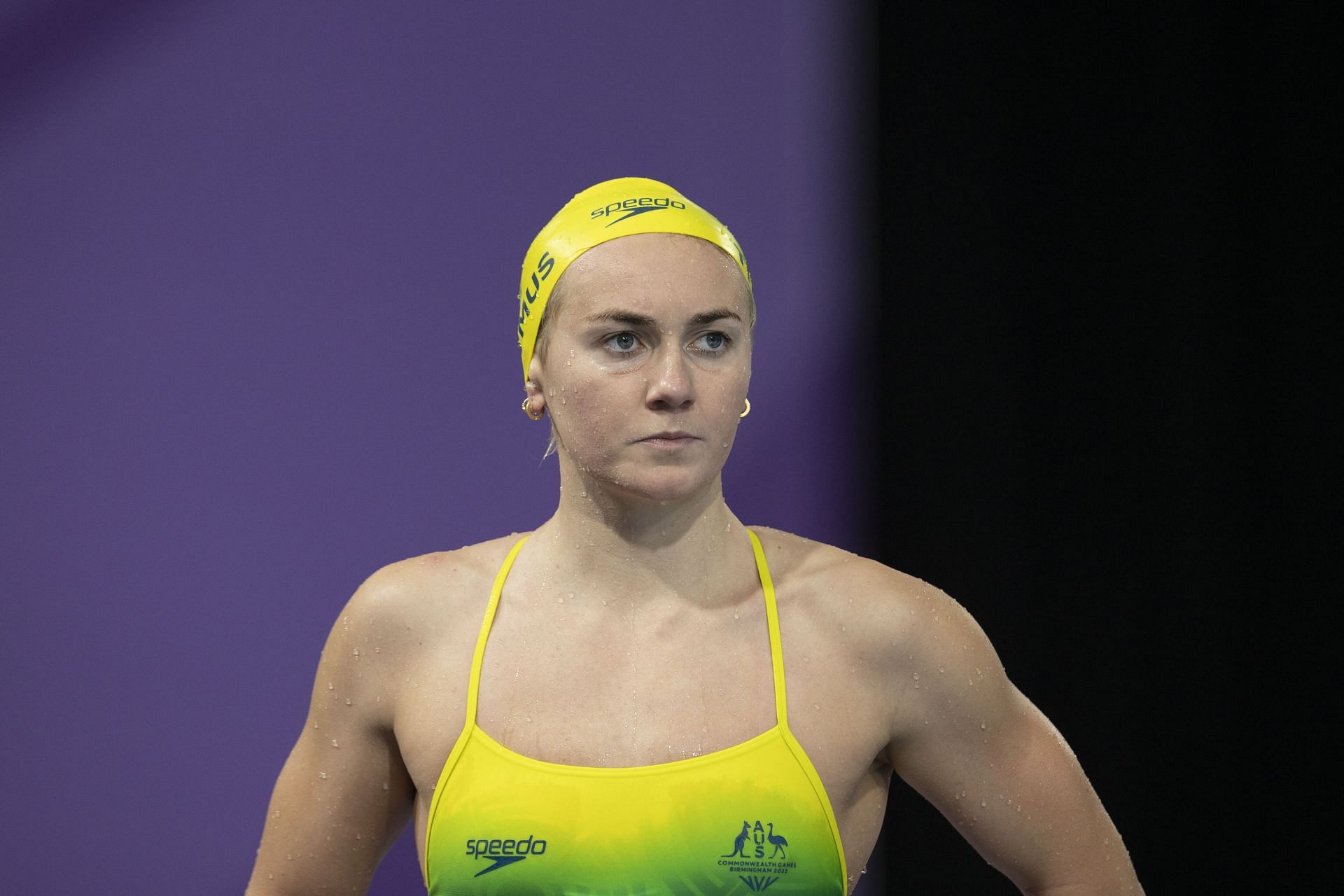 Titmus during her training sessions at the Sandwell Aquatics Center in the United Kingdom during the 2022 Commonwealth Games (Image via: Getty Images)