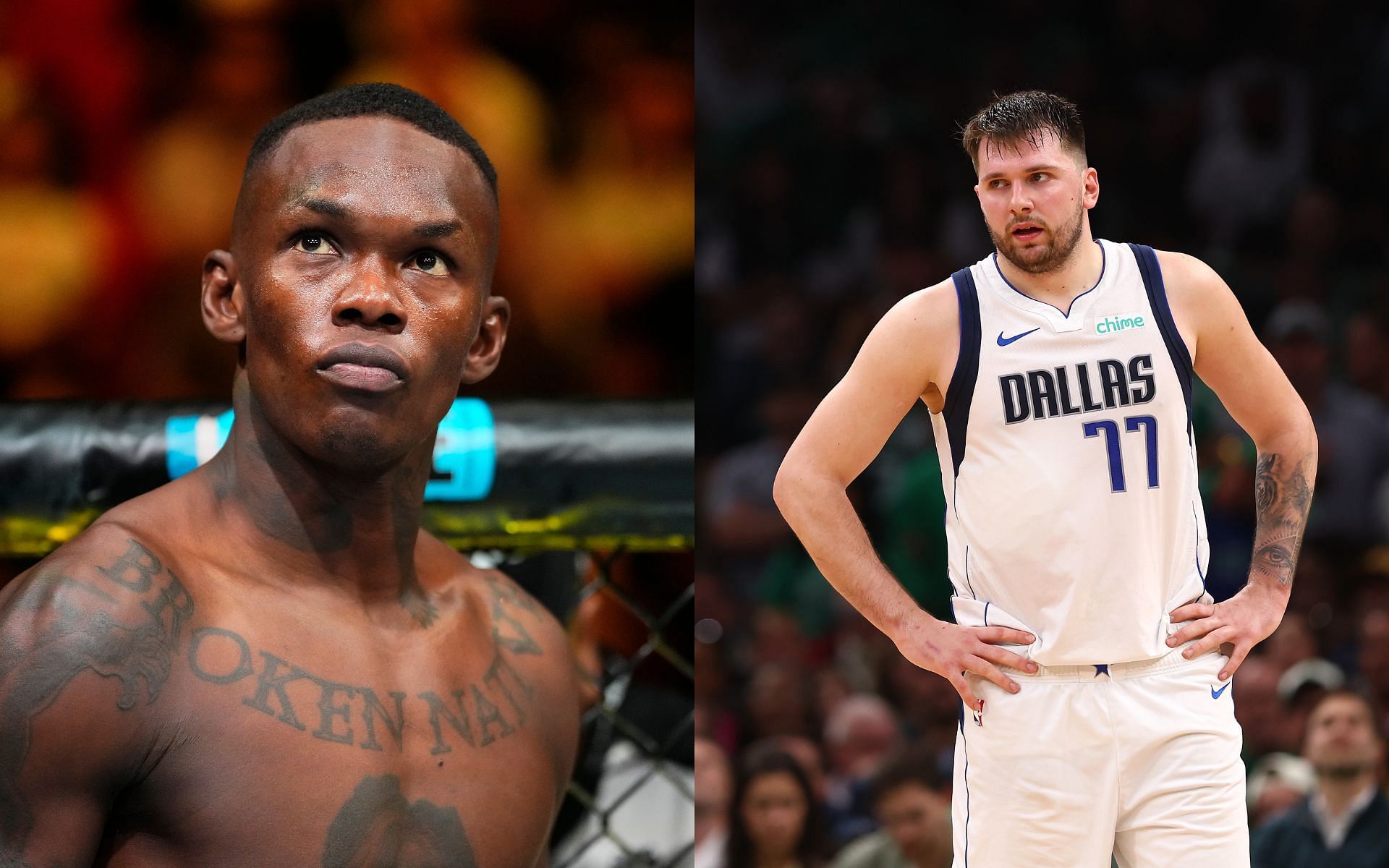 Israel Adesanya; Luka Doncic