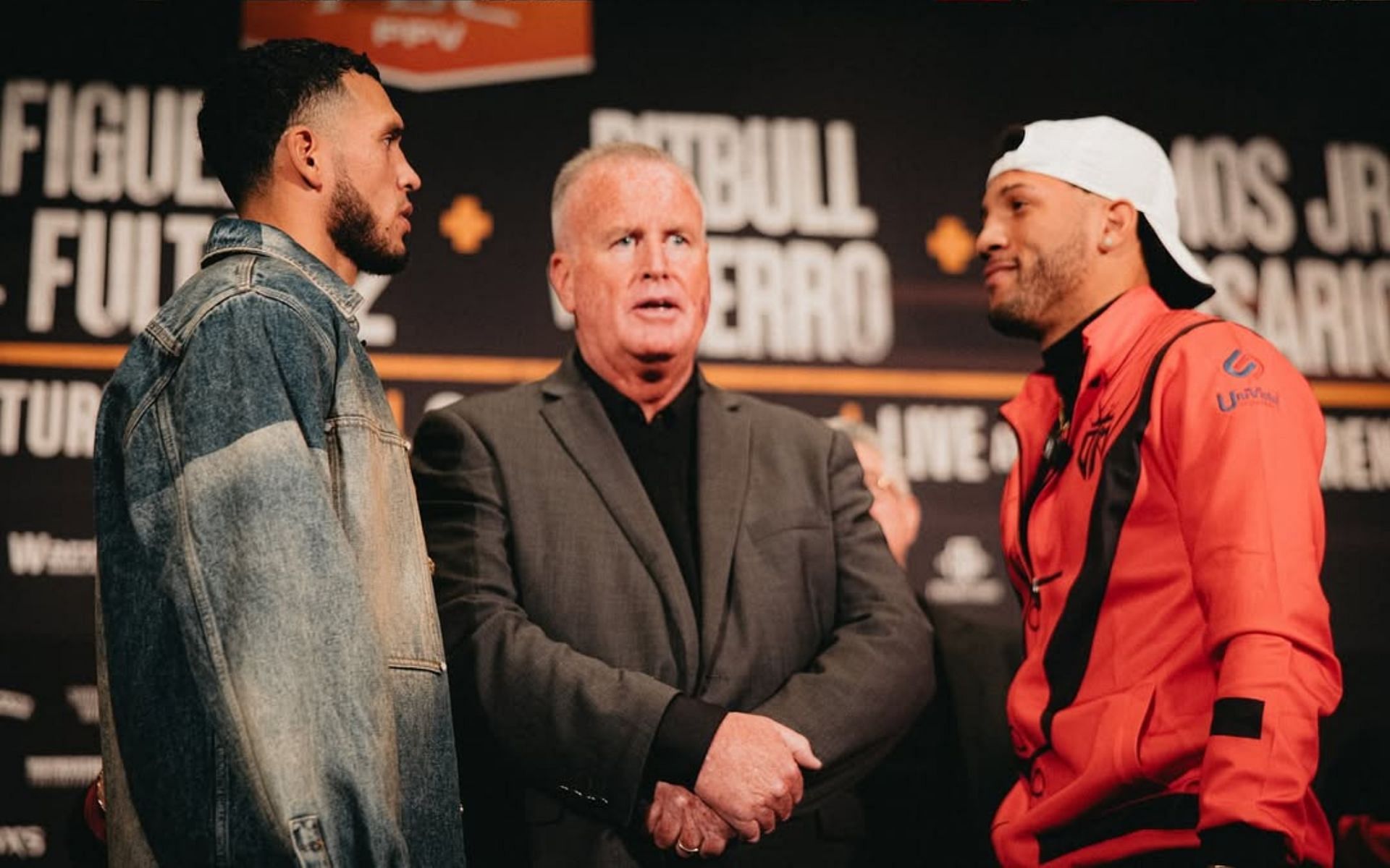 David Benavidez (left) and David Morrell Jr. (right) faced off on February 1 [Image courtesy: @benavidez on Instagram]