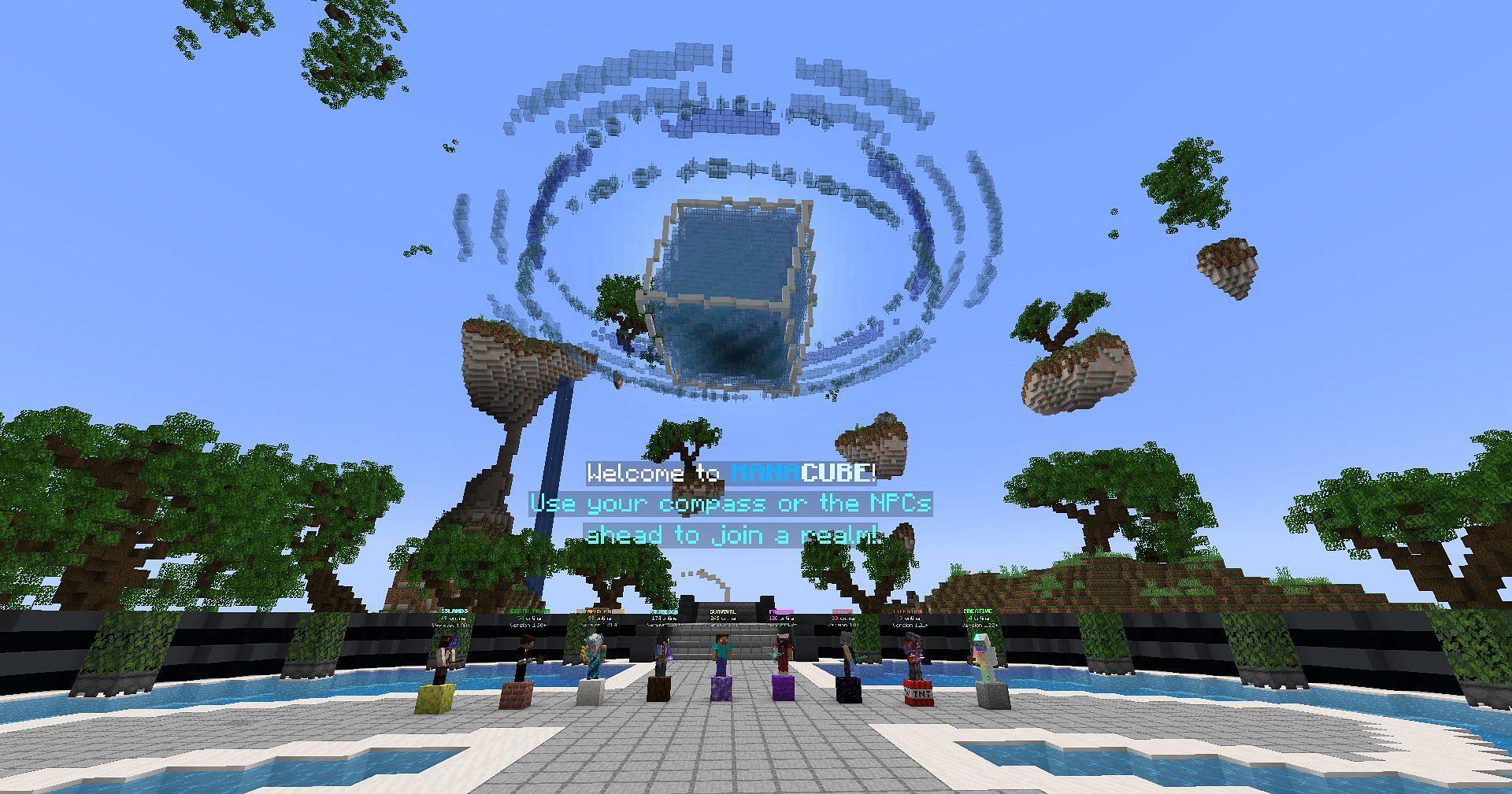 ManaCube is a wonderfully made server (Image via Mojang Studios)