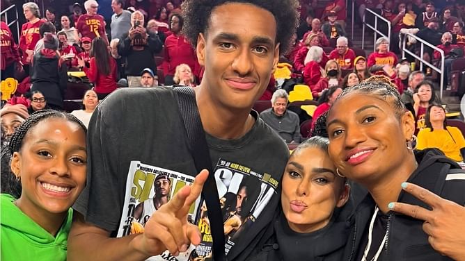 Gilbert Arenas' ex Laura Govan drops heartfelt 4-word reaction as LA's newest $202,000 star links up with WNBA legend Angel McCoughtry