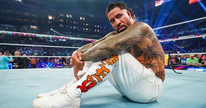Massive shot taken at Jey Uso during AEW show