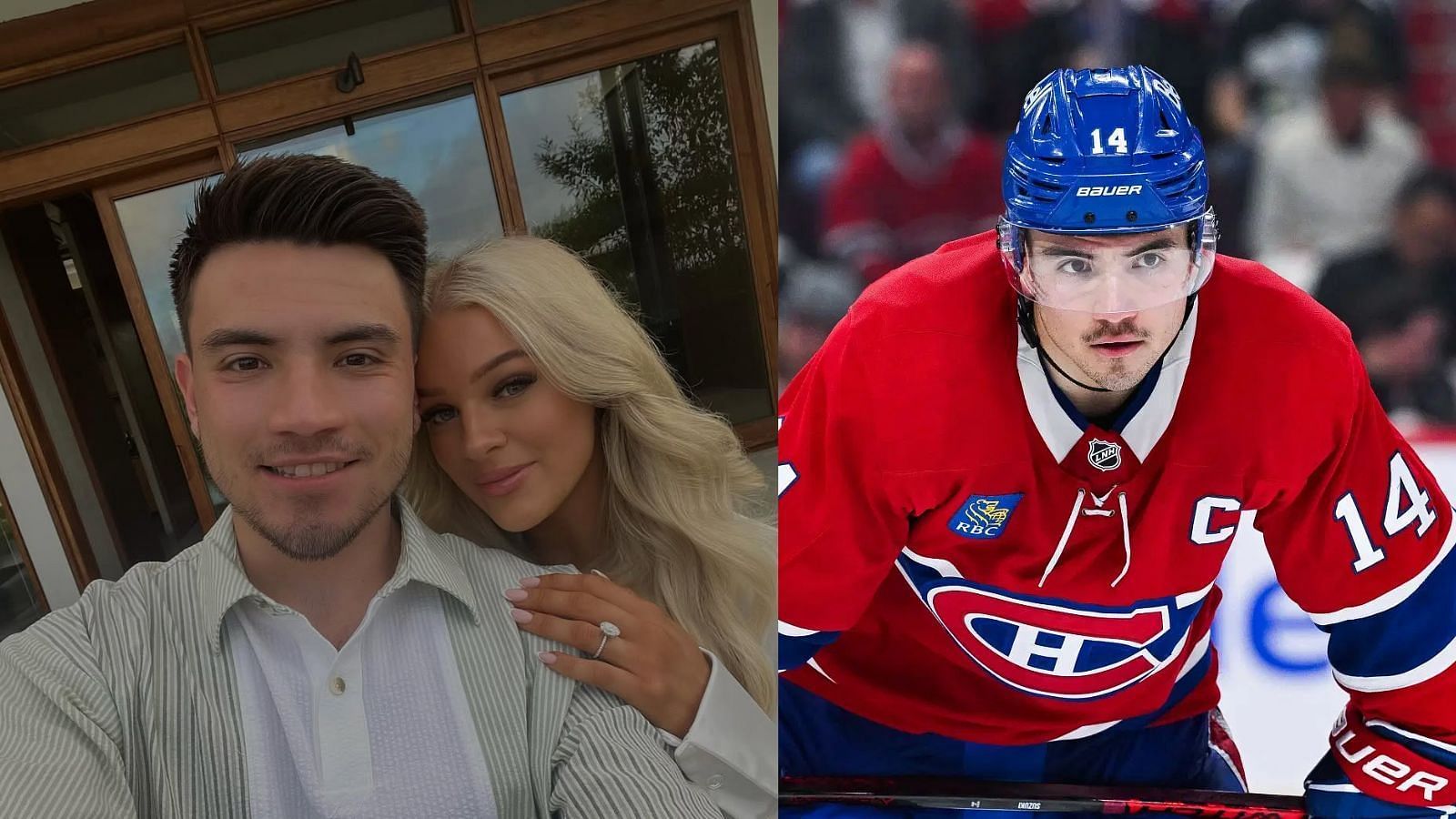 Nick Suzuki&rsquo;s fiancee Caitlin vexed by Habs captain