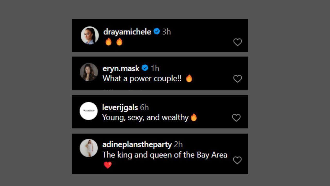 Draya Michele and fans react to Steph Curry and his wife&#039;s vanity Fair cover. (Credits: @vanityfair/Instagram)