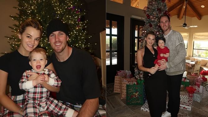 Patrick Murphy's fiancee Landin Berryman reshares RHP's 4-word reaction after receiving Rangers gear