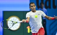 Felix Auger-Aliassime at the Qatar Open 2025. (Photo: Getty)
