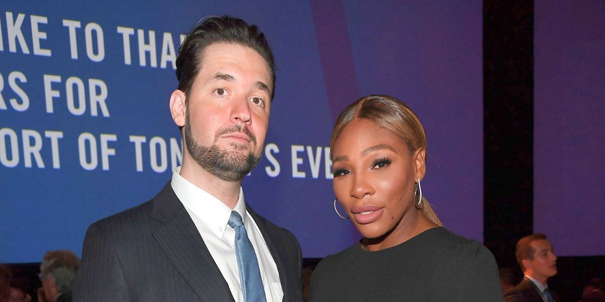 Serena Williams with her husband Alexis Ohanian [Image Source: Getty Images]