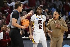 Dawn Staley praises "very unselfish" MiLaysia Fulwiley after Arkansas game: "The biggest thing that she's doing is defending"