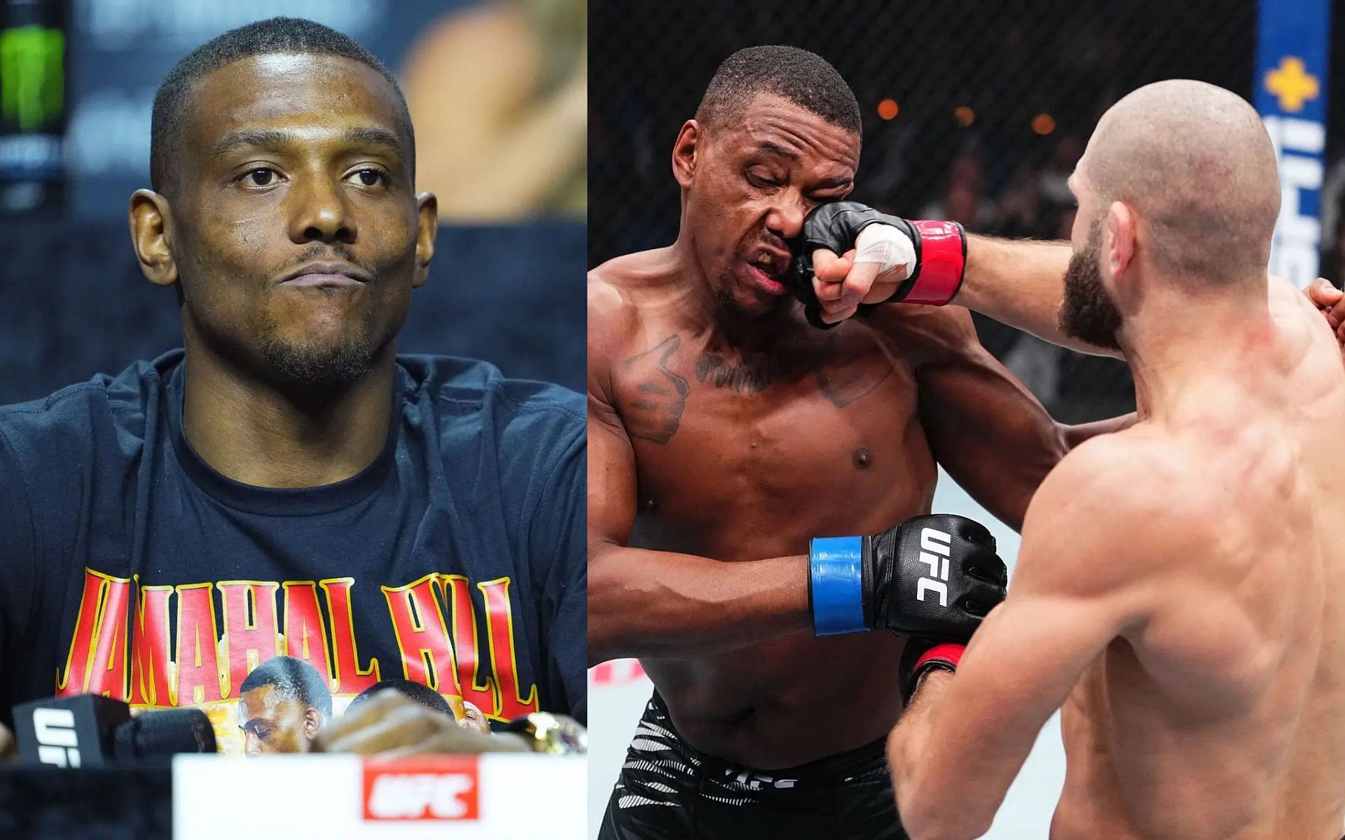 Jamahal Hill (left) speaks out following KO loss to Jiri Prochazka (right) [Images courtesy: Getty Images]