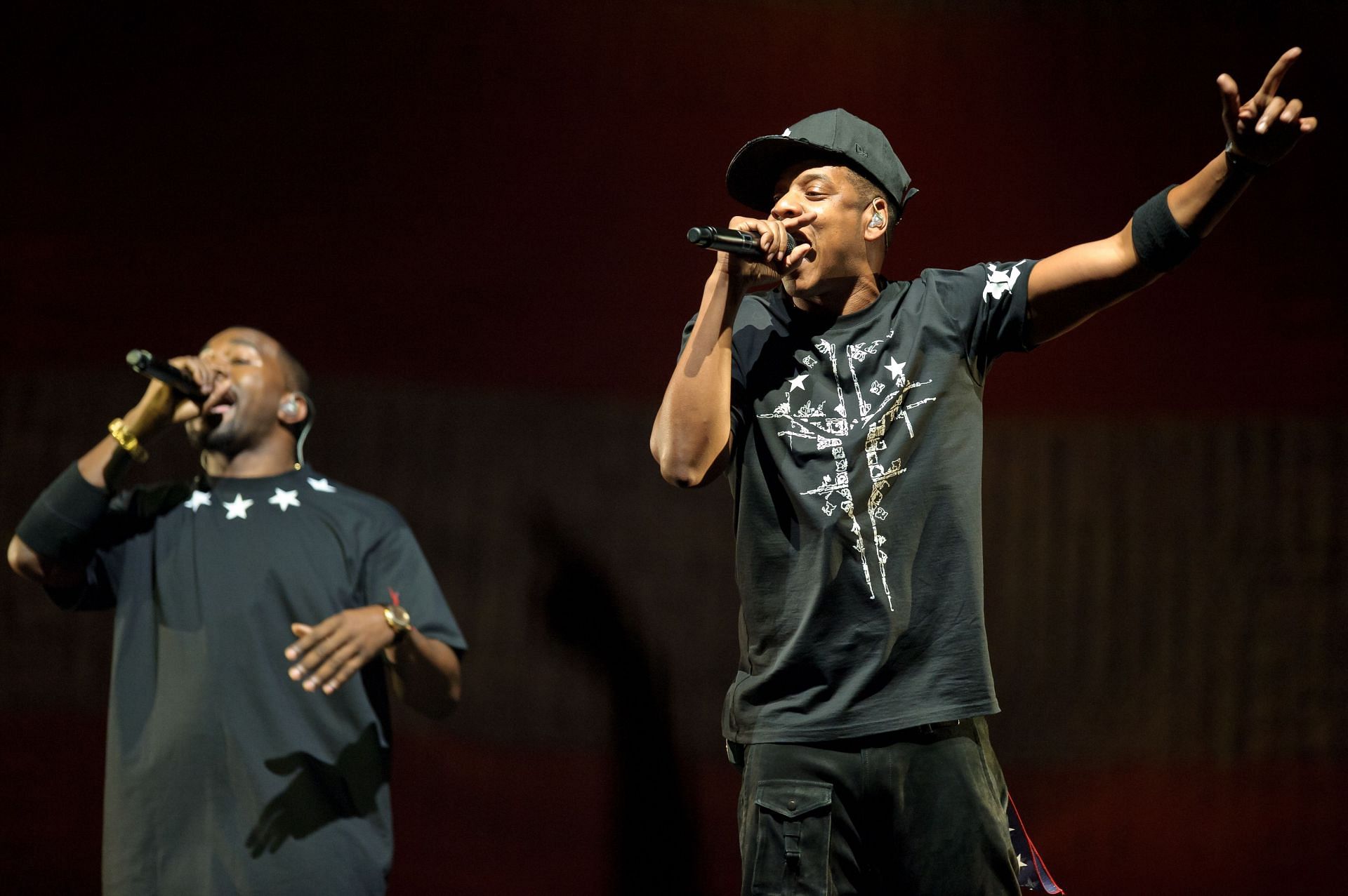 Jay-Z and Kanye West Perform at the Verizon Center - Source: Getty