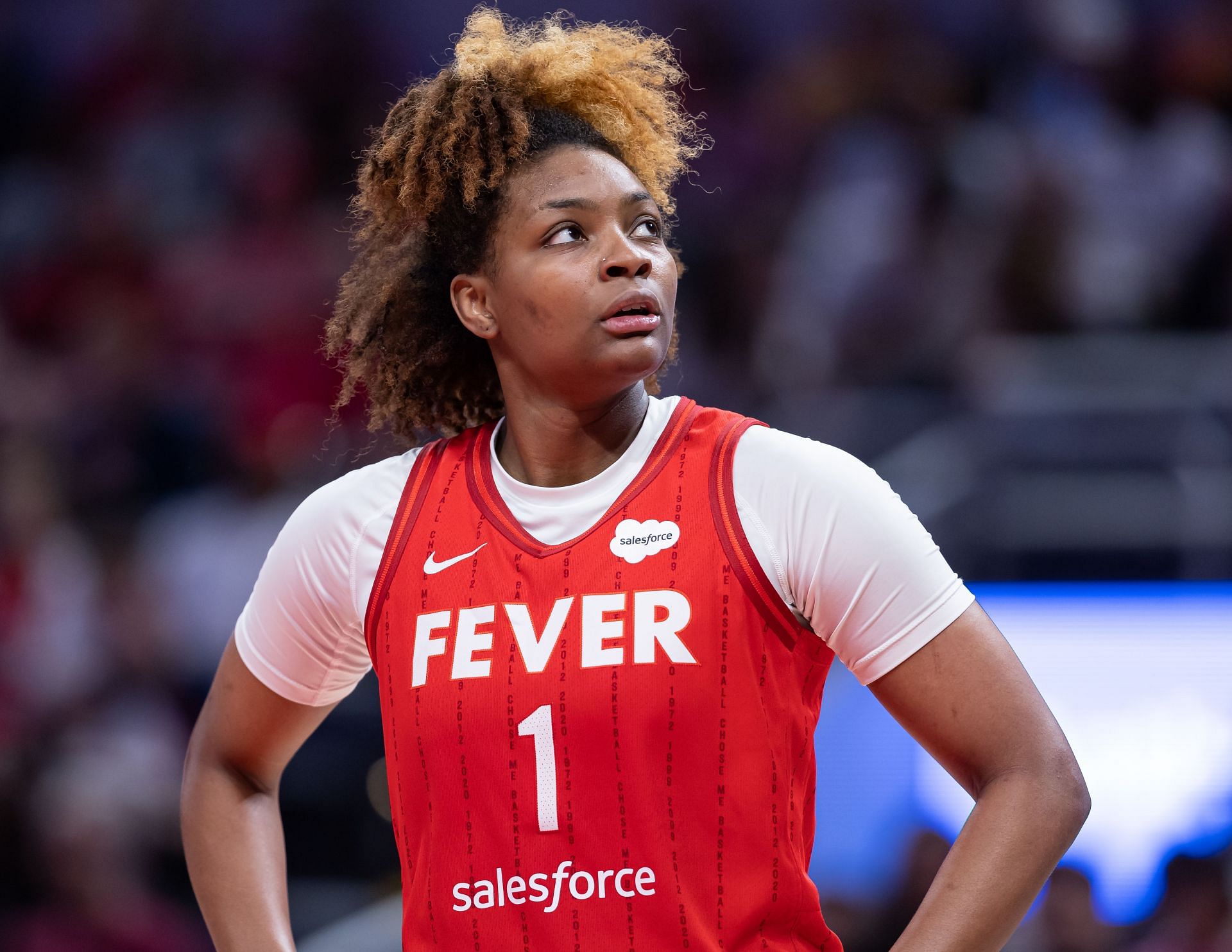 NaLyssa Smith cut a frustrated figure at Indiana - Source: Getty