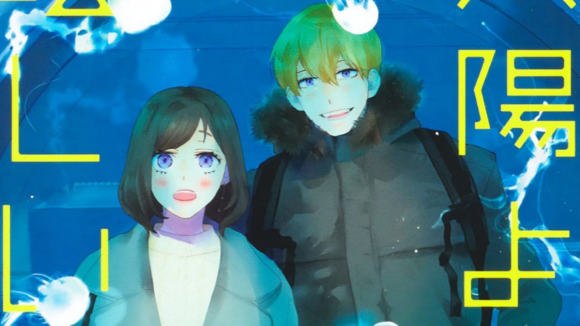 Sae and Koki, as seen in the eighth volume cover (Image via Kazune Kawahara/Shueisha)