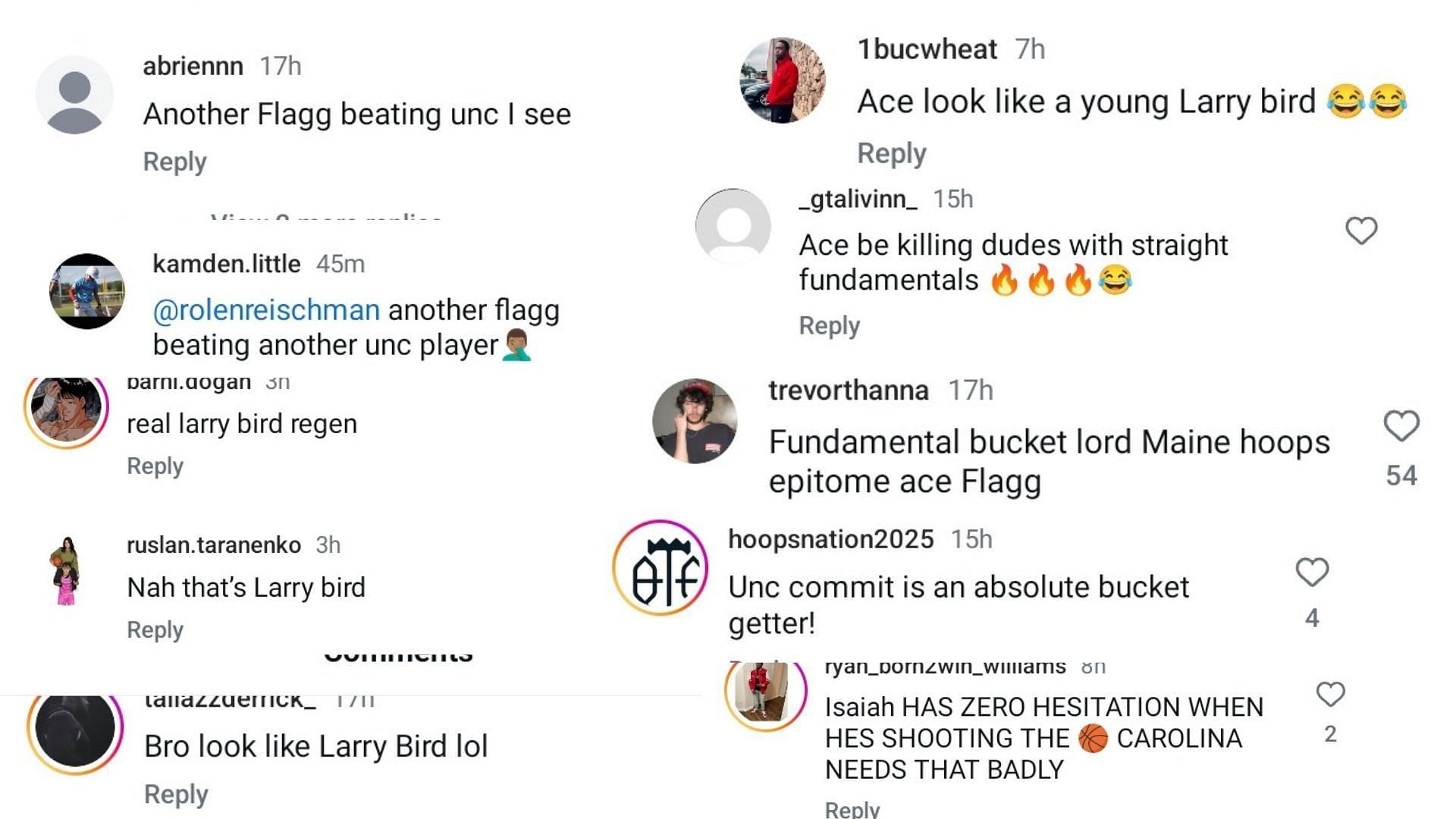 &quot;Another Flagg beating UNC&quot;: Hoops fans react as Ace Flagg&#039;s Greensboro Day bests UNC commit Isaiah Denis&#039; high school. (Image via Instagram @Slam_HS)