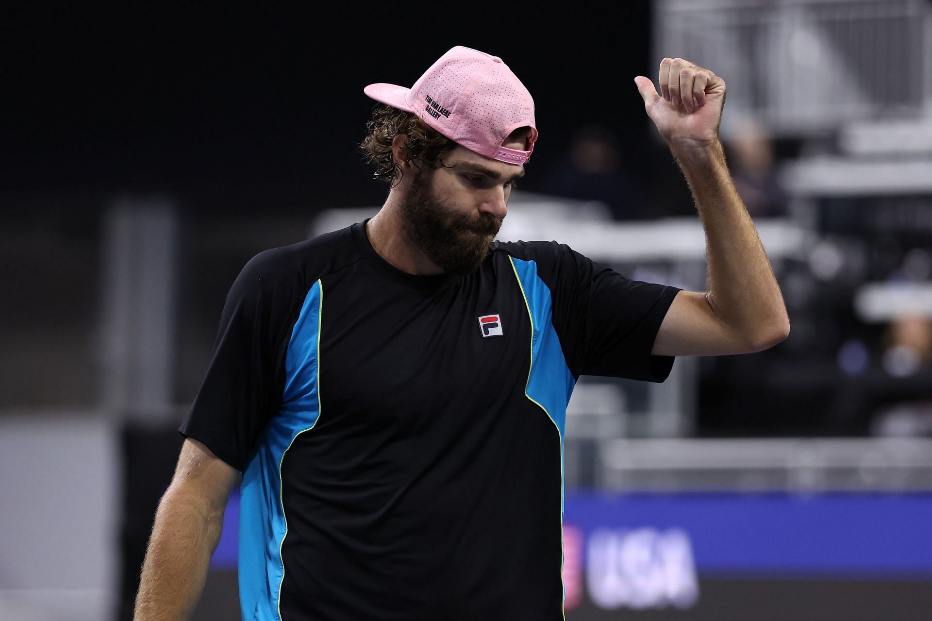 Opelka in action at the 2025 ATP 500 Dallas Open (Source: Getty)