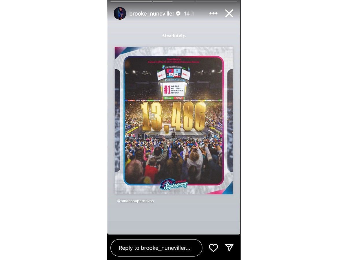 Brooke Nuneviller&#039;s Instagram story (@brooke_nuneviller)