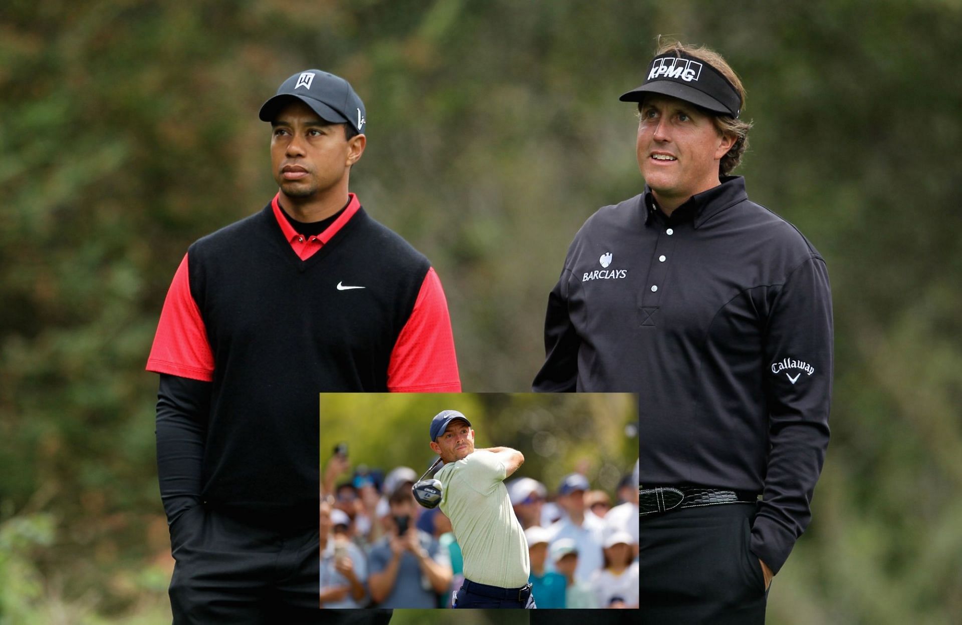 Tiger Woods and Phil Mickelson