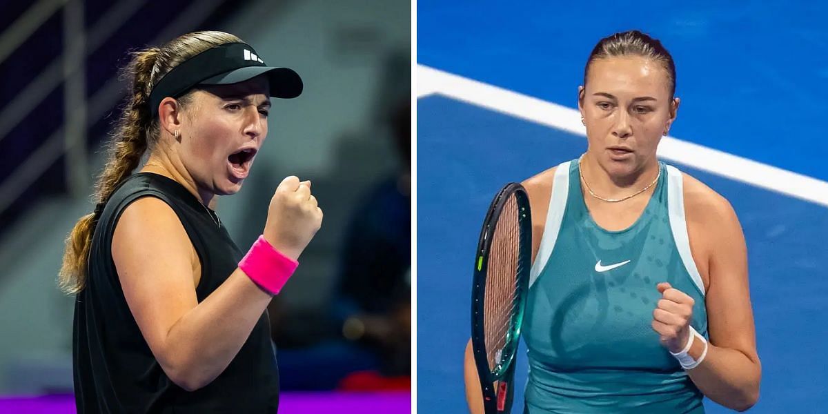 Jelena Ostapenko and Amanda Anisimova will meet for the second time on the WTA Tour. (Image credits: Getty)