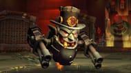 Chrome King Gallywix is hiding at the end of the Gallatio, with a mecha made to look like his own face (Image via Blizzard Entertainment)