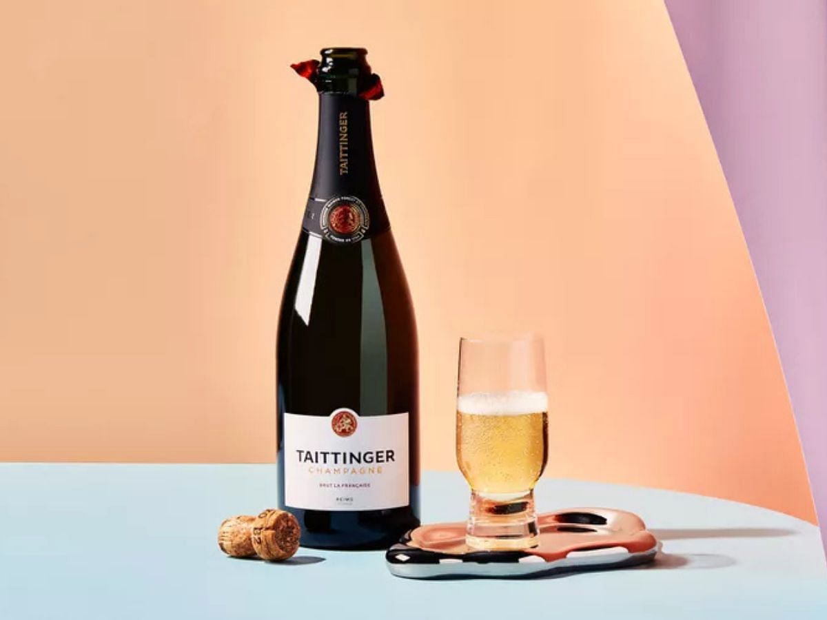 Delta Airlines will serve Champagne Taittinger (Image credits: Champagne Taittinger/Food &amp; Wine)