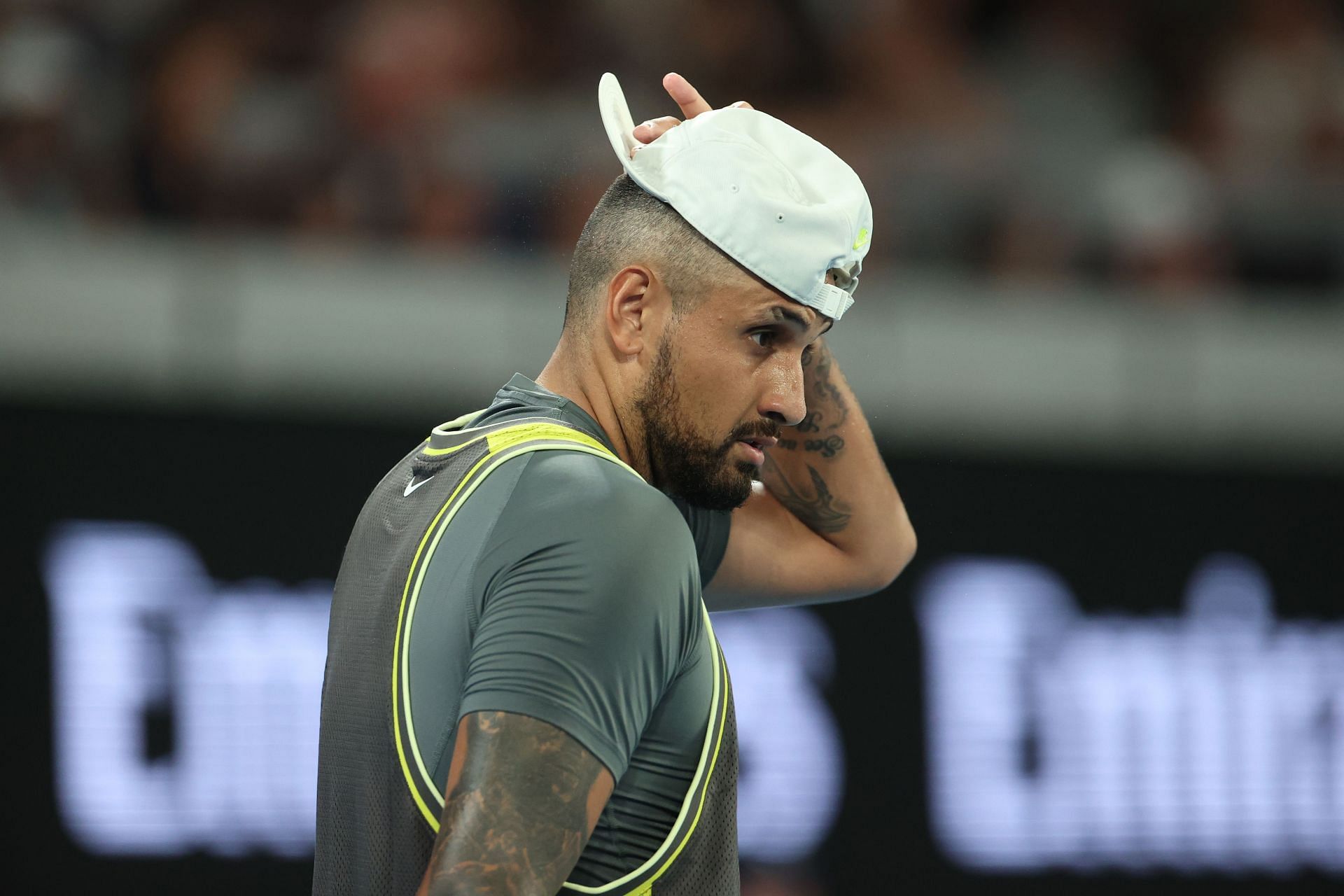 Kyrgios at the 2025 Australian Open - Day 2 - (Source: Getty)