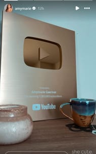 Screengrab of the Instagram Story shared by Conor Daly's girlfriend Amymarie. (@amymarie via Instagram)