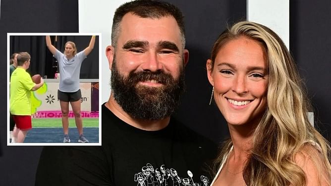 Eagles legend Jason Kelce's wife Kylie spends time at All Abilities Clinic in NOLA ahead of Super Bowl 59