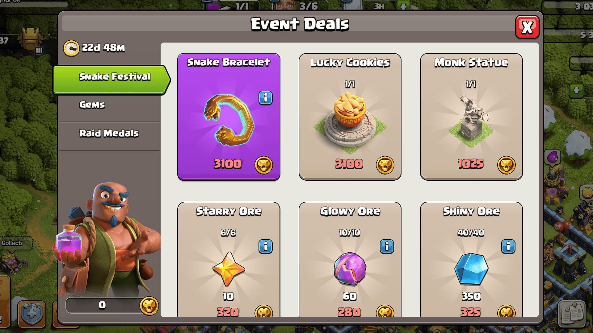 Exclusives released in the Trader Shop (Image via Supercell)