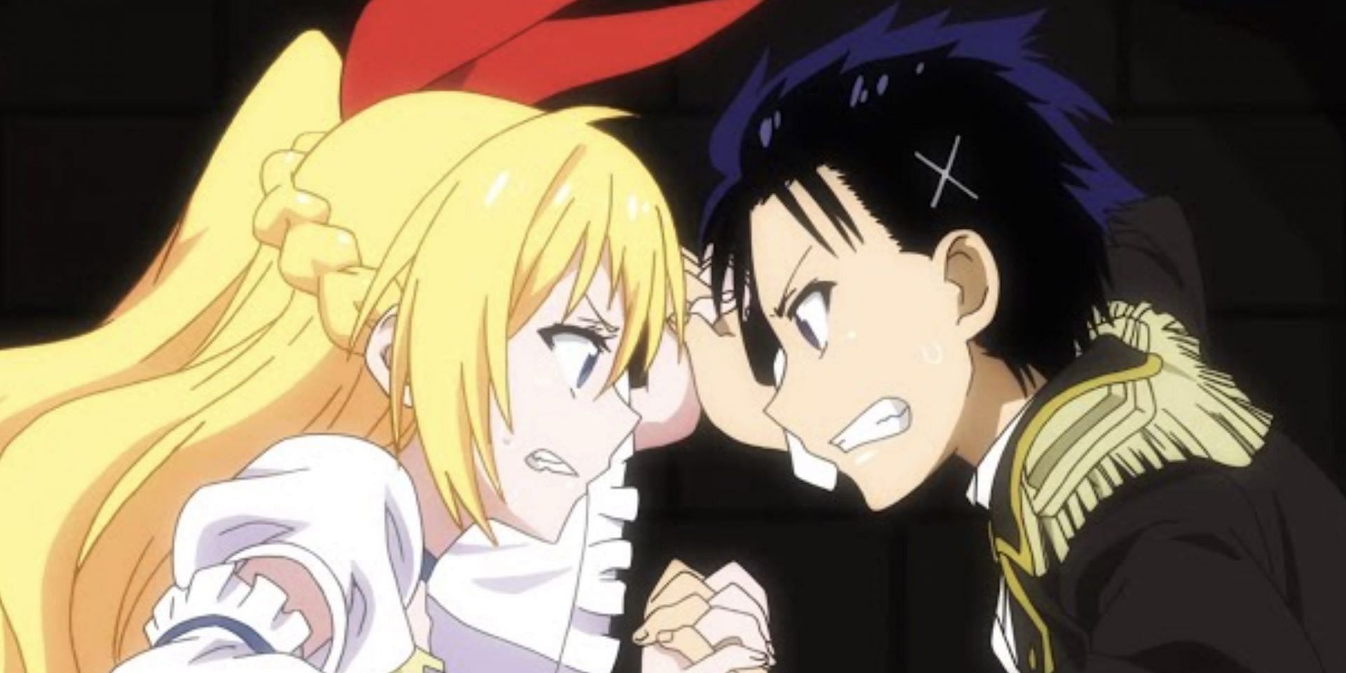 Raku with Chitoge (Image via Shaft)