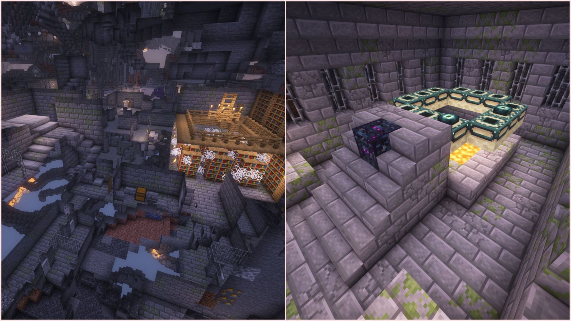 Stronghold can be a tricky place to explore (Image via Sportskeeda Gaming/Mojang)